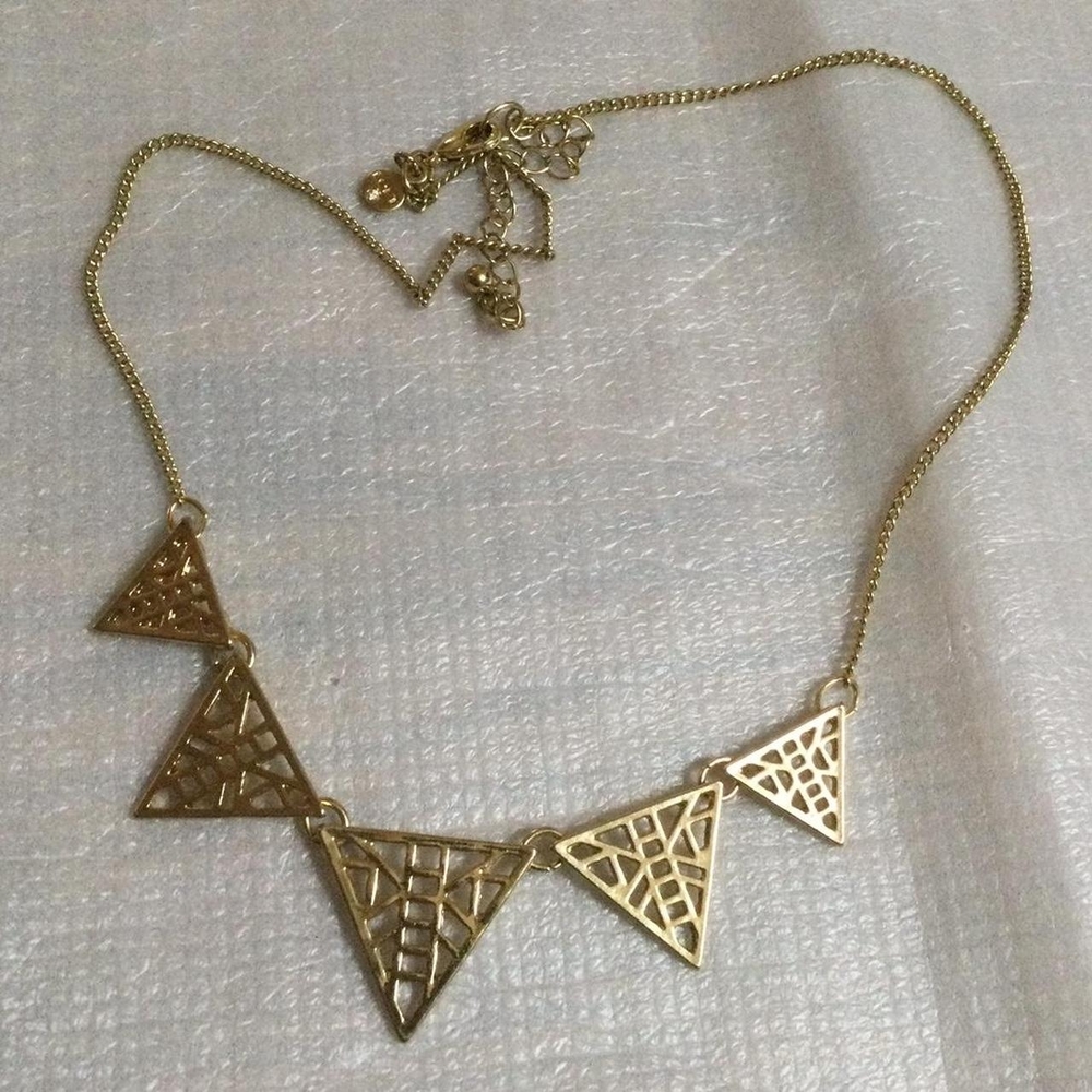 Gold Geometric Necklace